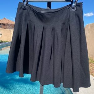 Black Pleated Skirt